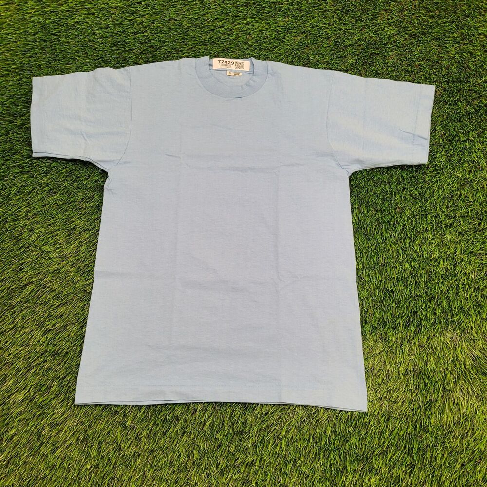Vintage Fruit-of-The-Loom Shirt Womens S/M 18x26 Blue